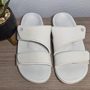 NEW!!! Spenco Kholo Nuevo Glacier Gray Adjustable Slide Sandals – Size: 7.5